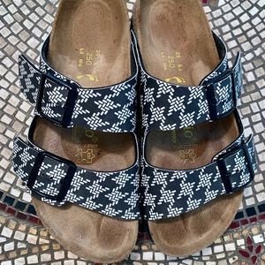 Birkenstock Papillio Houndstooth Platform Sandals